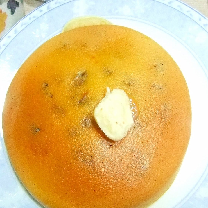 レーズンとマーマレードのパンケーキ